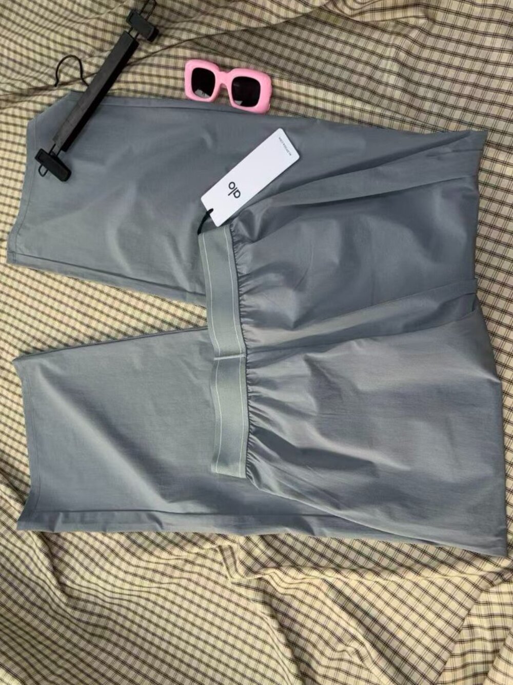 ALO Yoga Steel Grey Suit Trousers Regular Size 30-inch Inner Seam โจ - Picture 5 of 7